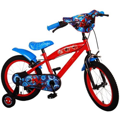 Spiderman Dječji bicikl 16&amp;Prime; Spider-Man dvije ručne kočnice crveni Slike
