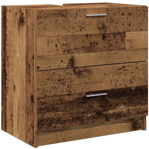 VidaXL pomivalni kabinet Stari les 59x37x59 cm inženirski les Slike
