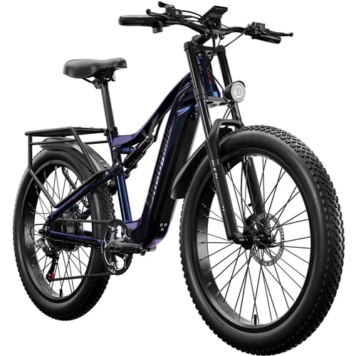 Shengmilo Električna kolesa MX03, polnovzmeteno električno kolo, 48V17.5AH, 1000 W, 7 prestav, modro, (20613678)