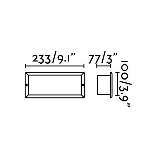 Faro 72092 - LED Spolja&amp;scaron;nja ugradna svetiljka STRIPE-2 LED/5W/230V IP54 Slike