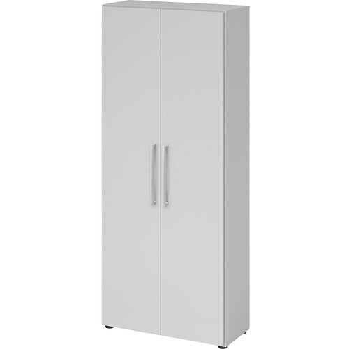 Eurokraft pro nicola - pisarni&amp;scaron;ka omara, 4 police, vx&amp;scaron;xg 1880 x 800 x 346 mm, svetlo siva Slike