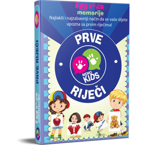  Memorije Edukativne karte Prve riječi Slike