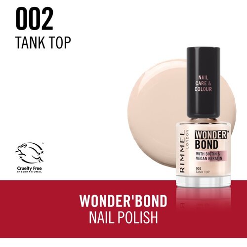 Rimmel London Wonder&amp;#039;Bond lak za nohte odtenek 12 ml Slike