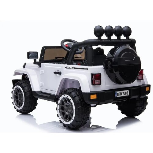 Lean Toys Avto na akumulator Jeep BRD-7588 bela lea Slike