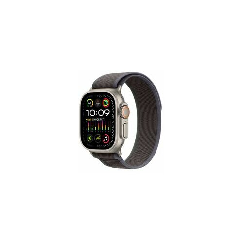 Apple watch Ultra2 cellular, 49mm titanium case w blue/black trail loop - s/m Slike