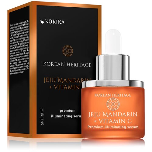 KORIKA Korean Heritage Jeju Mandarin + Vitamin C Premium Illuminating Serum serum za obraz (posvetlitveni) z vitaminom C 30 ml Cene