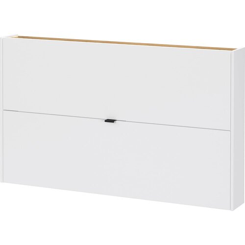 Germania Bijeli preklopni/viseći ormarić za cipele u dekoru hrasta 140x83x18 cm Ameca – Cijene