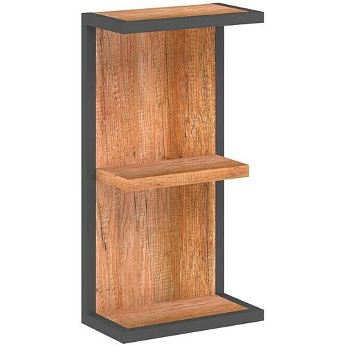 Astor Tree Stenski regal (Do x &Scaron; x V: 16 x 30 x 57,5 cm, Hrast/Črna) Cene