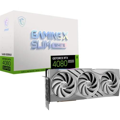 MSI GeForce RTX 4080 SUPER 16G GAMING X SLIM WHITE 16GB GDDR6X PCI-E 2x DP 2xHDMI