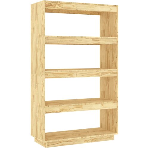 Maison Chic Knjižna omara - Knjižni regal 80x35x135 cm trdna borovina, (21723332) Slike