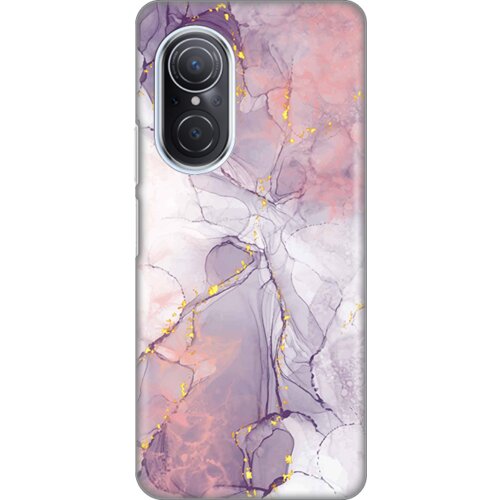 Telempire Silikonska maska za telefon Huawei Nova 9 SE/Honor 50 SE Pink Marble ljubičasta Slike