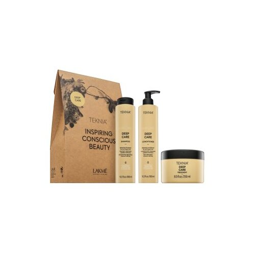 Lakmé Teknia Deep Care Pack nastavite za po&scaron;kodovane lase 300 ml + 300 ml + 250 ml Cene