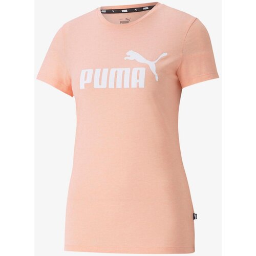 Puma Ženska majica ESS Logo Heather 586876-26 kajsija Cene