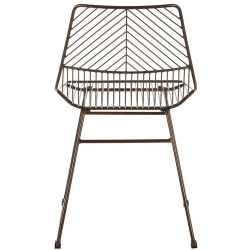 Premier Housewares Kovinski jedilni stol v bronasti barvi District &amp;ndash; Slike