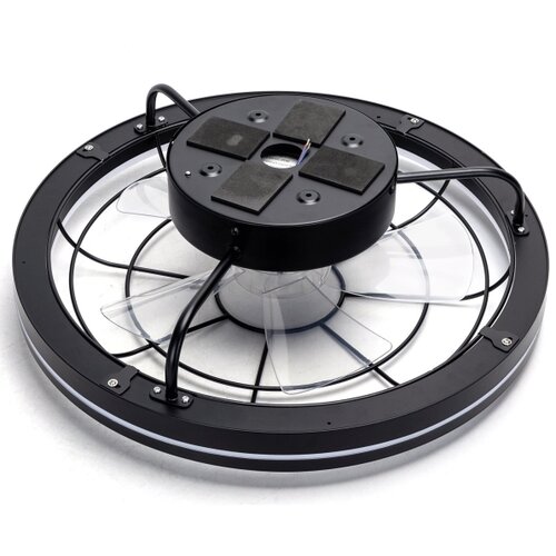 Aigostar LED prigu&amp;scaron;iva plafonski ventilator LED/40W/230V 2700-6500K + daljinski upravljač, crne boje Slike