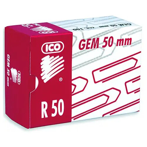 ICO ICO: R50 100-delni komplet papirnih sponk 50mm Cene