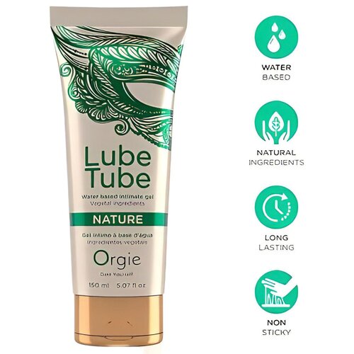 Orgie Lubrikant Lube Tube - Nature, 150 ml Slike