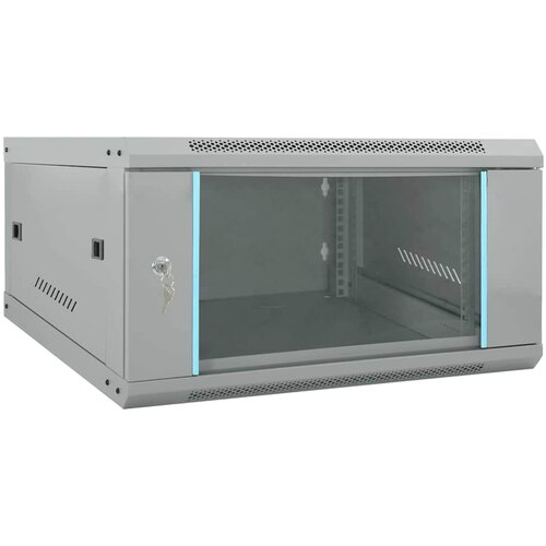 vidaXL Mrežni ormar s pohranom Siva 60 x 60 x 35 cm Čelik Cijene