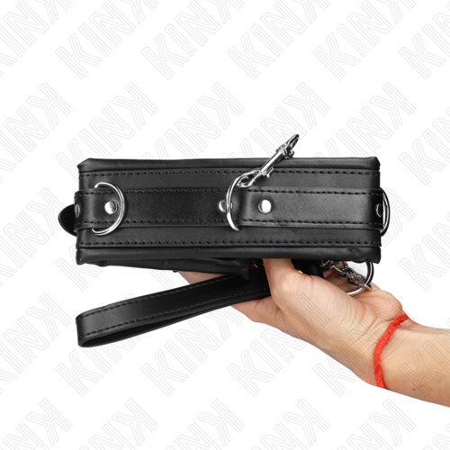 Kink Ovratnica S Povodcem Model 4 Black (65 Cm) Slike