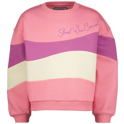 Raizzed Sweater majica 'Luxx' orhideja bijela / prljavo roza / bijela