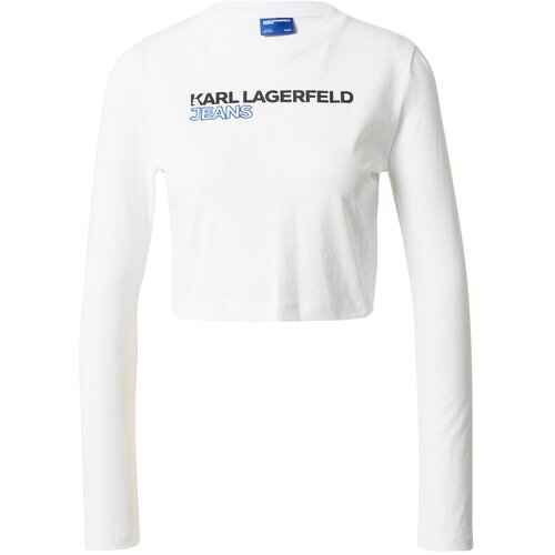 Karl Lagerfeld jeans Majica modra / črna / bela Slike
