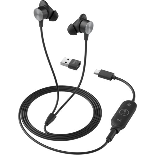 Logitech Zone USB slušalice s žičanim slušalicama crne [MS Certified] Cijene