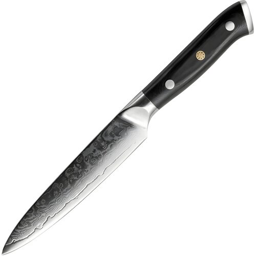  Damask kuhinjski nož KX-42115 - Univerzalni / Crni Slike