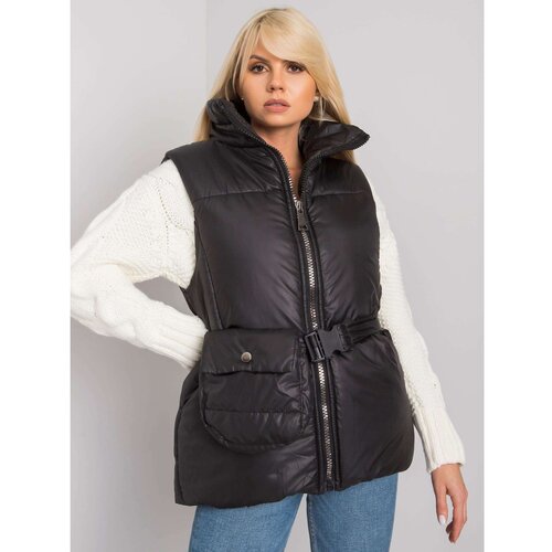 Fashion Hunters Black down vest Slike