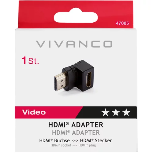 Vivanco HDMI kutni adapter 90 stupnjeva