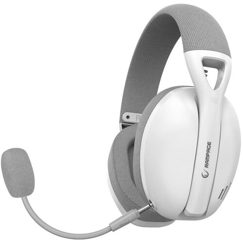 Rampage slu&amp;scaron;alice sa mikrofonom crack H11 bluetooth bele Slike