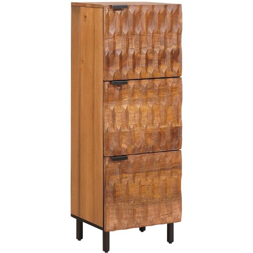  Highboard Fin&scaron; acacije smeđa 40 x 33 x 110 cm Čvrsto drvo manga Cene