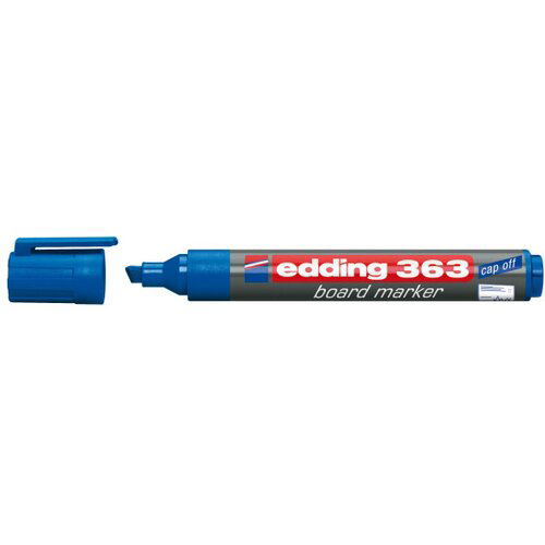 Edding marker za belu tablu 363 1-5mm, kosi vrh plava Slike