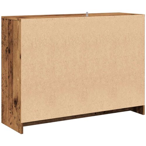 VidaXL Komoda boja starog drva 102 x 33 x 75 cm od konstruiranog drva Slike