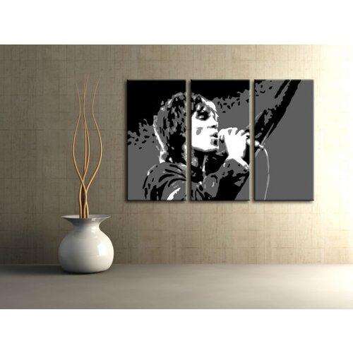  Ročno izdelana slika POP Art Ian Brown 3-delna  (POP ART slike) Cene