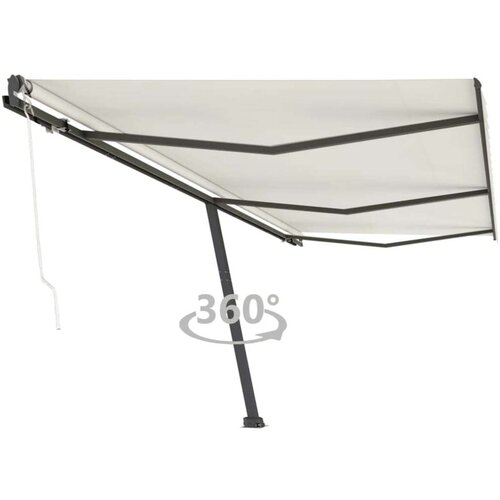  Samostojeća automatska tenda 600 x 300 cm krem Cijene