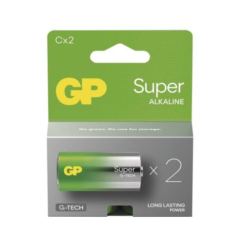  Baterija GP SUPER alkalna LR14 C 2 kos 2/1 Cene