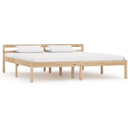 VidaXL Okvir za krevet od masivne borovine 160 x 200 cm Slike