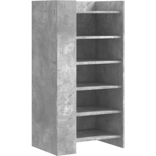 Maison Chic Omarica za obutev - Kopa za čevlje betonsko siva 52x37,5x100 cm inženirski les, (21778150) Cene