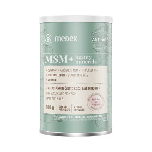 Medex MSM + beauty minerals u prahu - 180 g Cene