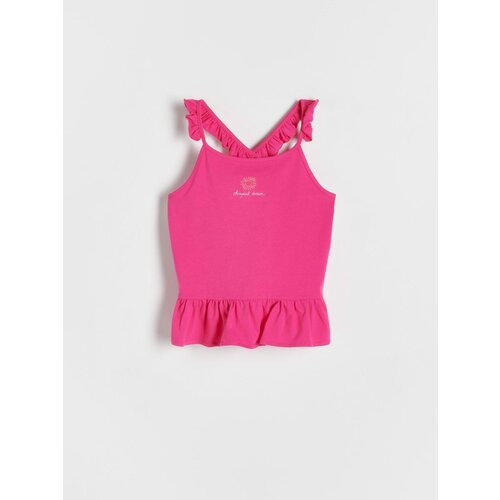 Reserved bluza z volani - roza Cene