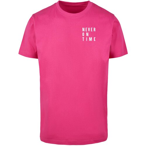 Mister Tee Men&amp;#039;s T-shirt Never On Time pink Slike