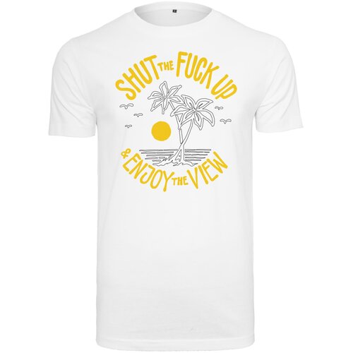 MT Men Shut the Fuck Up & Enjoy The View Tee white Cene