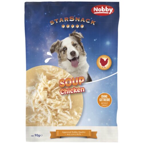Nobby starsnack dog soup ko&amp;scaron;čki v juhi, pi&amp;scaron;čanec - 90 g Slike