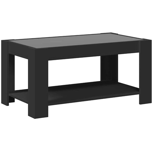  Stolić za kavu LED crni 93x53x45 cm od konstruiranog drva Slike