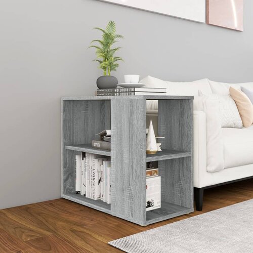 VidaXL bočni ormarić boja sivog hrasta 60x30x50 cm konstruirano drvo Slike