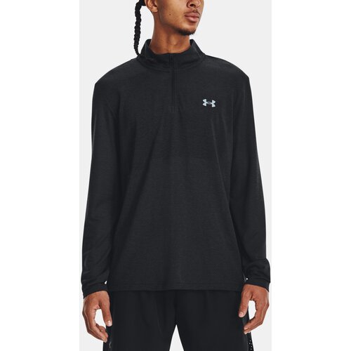 Under Armour T-Shirt UA SEAMLESS STRIDE 1/4 ZIP-BLK - Men Slike