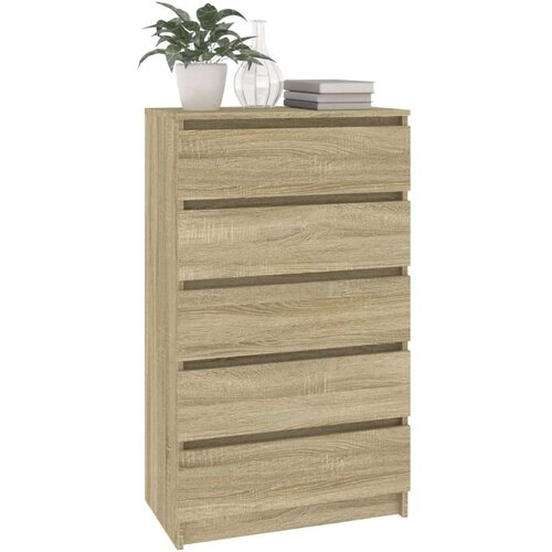 VidaXL Ladičar boja hrasta sonome 60 x 36 x 103 cm konstruirano drvo Slike