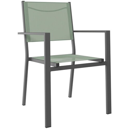 Ambia Garden STOL aluminij antracit, zelena Slike