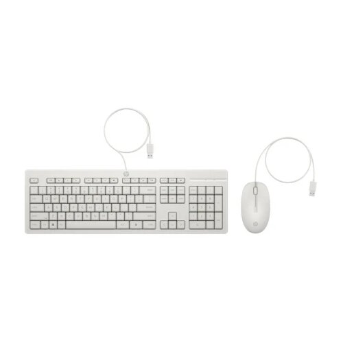 Hp 225 Wired Mouse and Keyboard Combo White, YU Cene