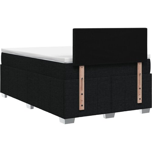  Boxspring krevet s madracem Crna 120 x 200 cm Tkanina Slike